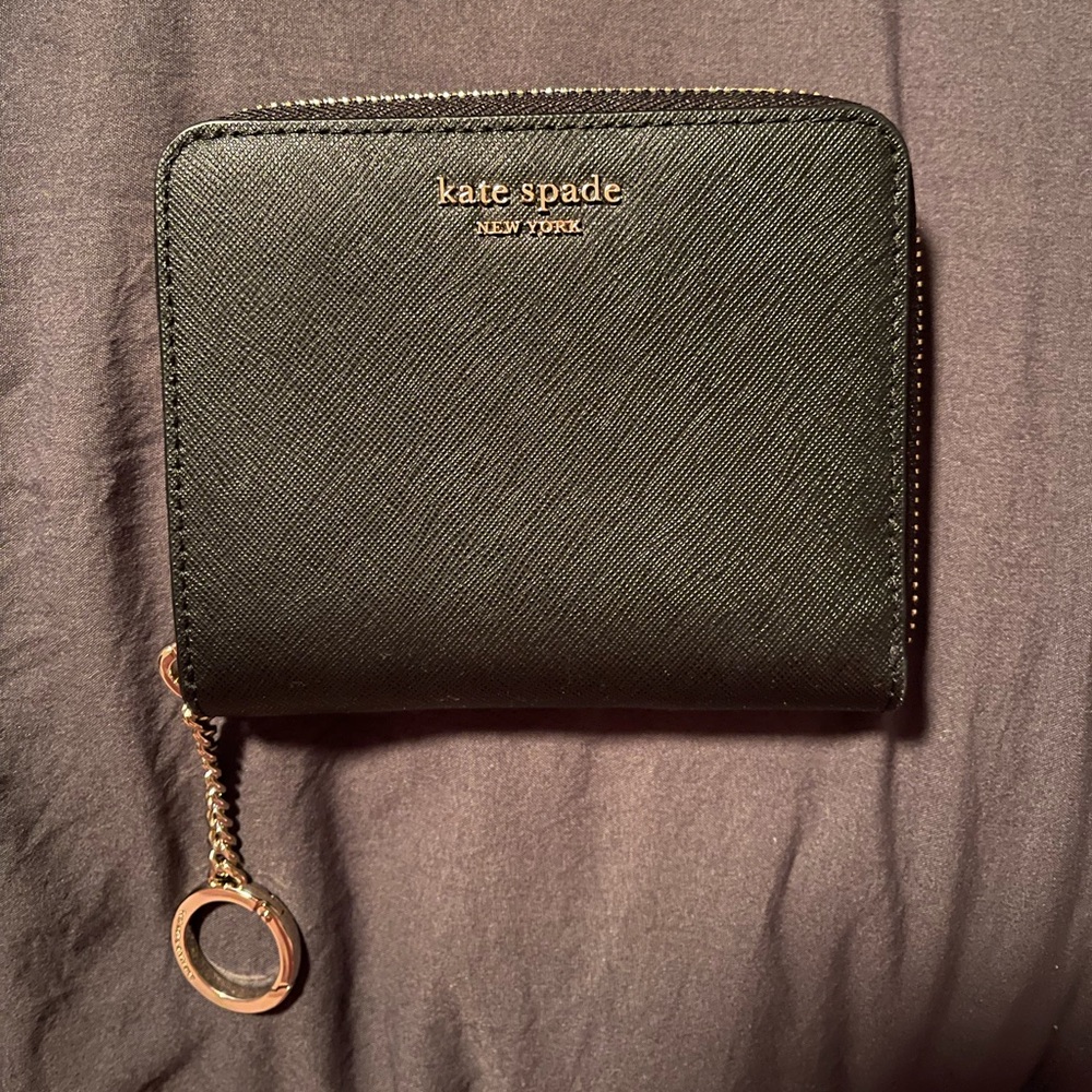 SOLD Black Kate spade wallet never used